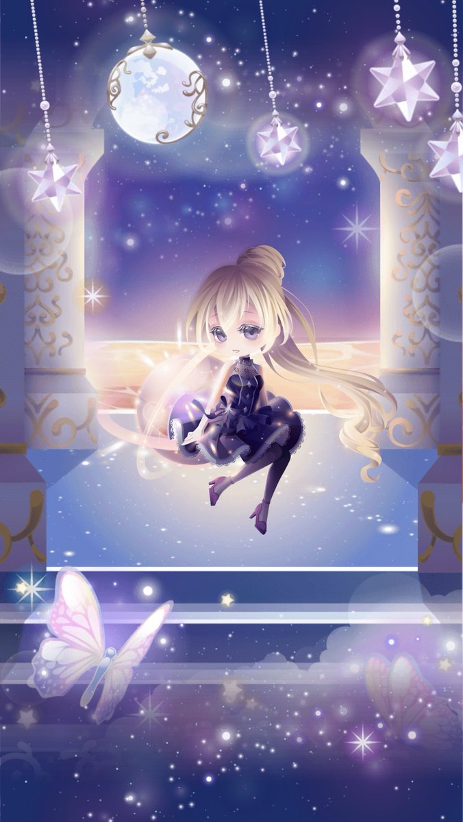 Dress up freely at CocoPPa Play♪ Download CocoPPa Play ! cocoppaplay.onelink.me/NhPb/r5p4olty #cocoppaplay #ココプレ tonight is a clear and starry night 🌌