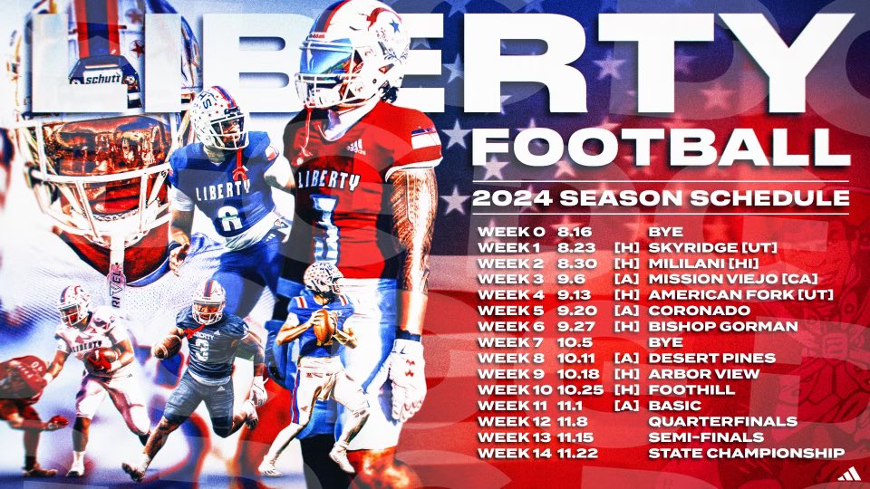 2024 Schedule! Let’s Go! Fear No one! Respect Everyone!