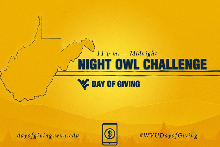 Attention night owls! 🌙🦉 You have one last chance to support RNI for #WVUDayOfGiving! The top three participating groups with the most gifts between 11 p.m. and midnight will win additional funding. ➡️ dayofgiving.wvu.edu/amb/RNI