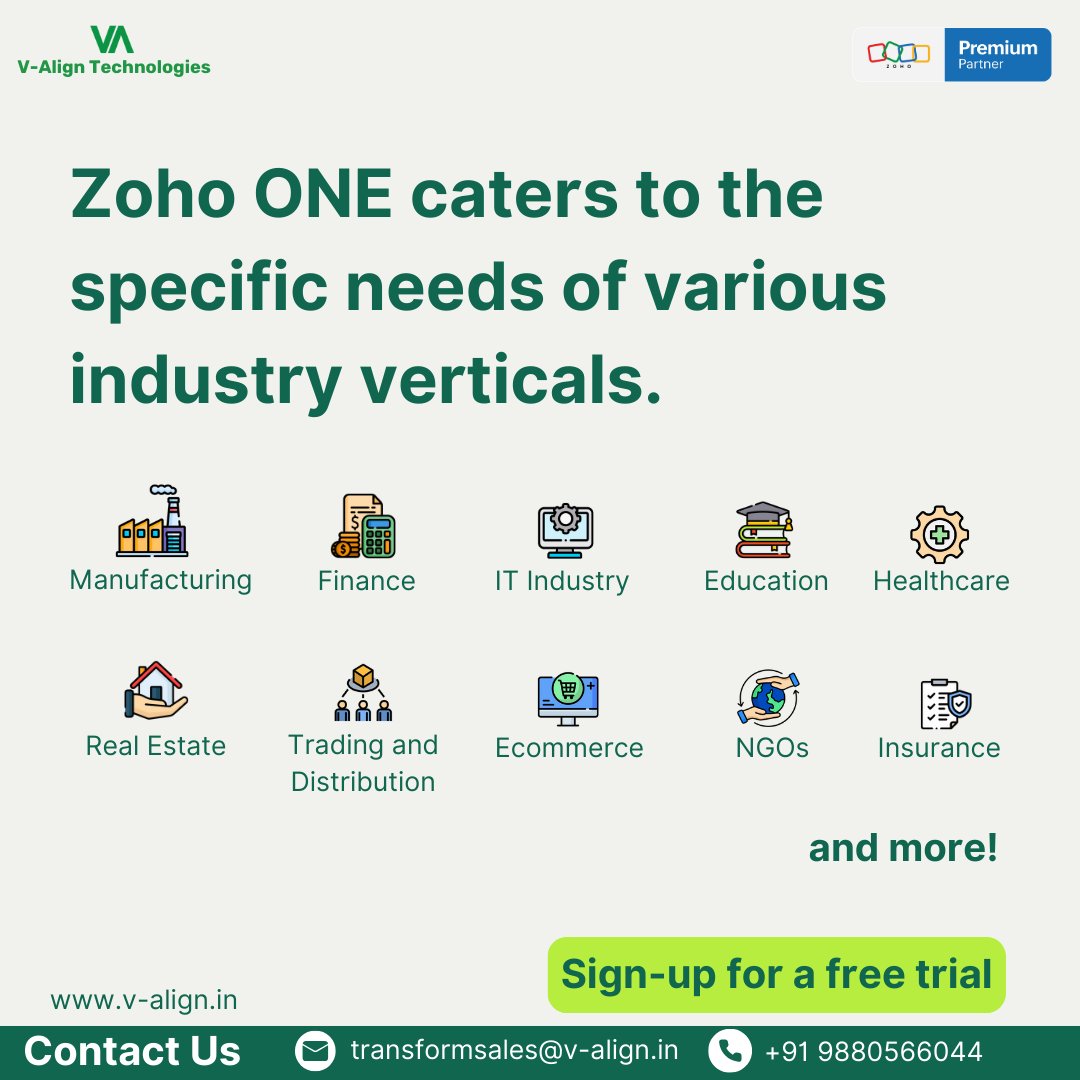 V-Align Technologies  Zoho Premium Partner