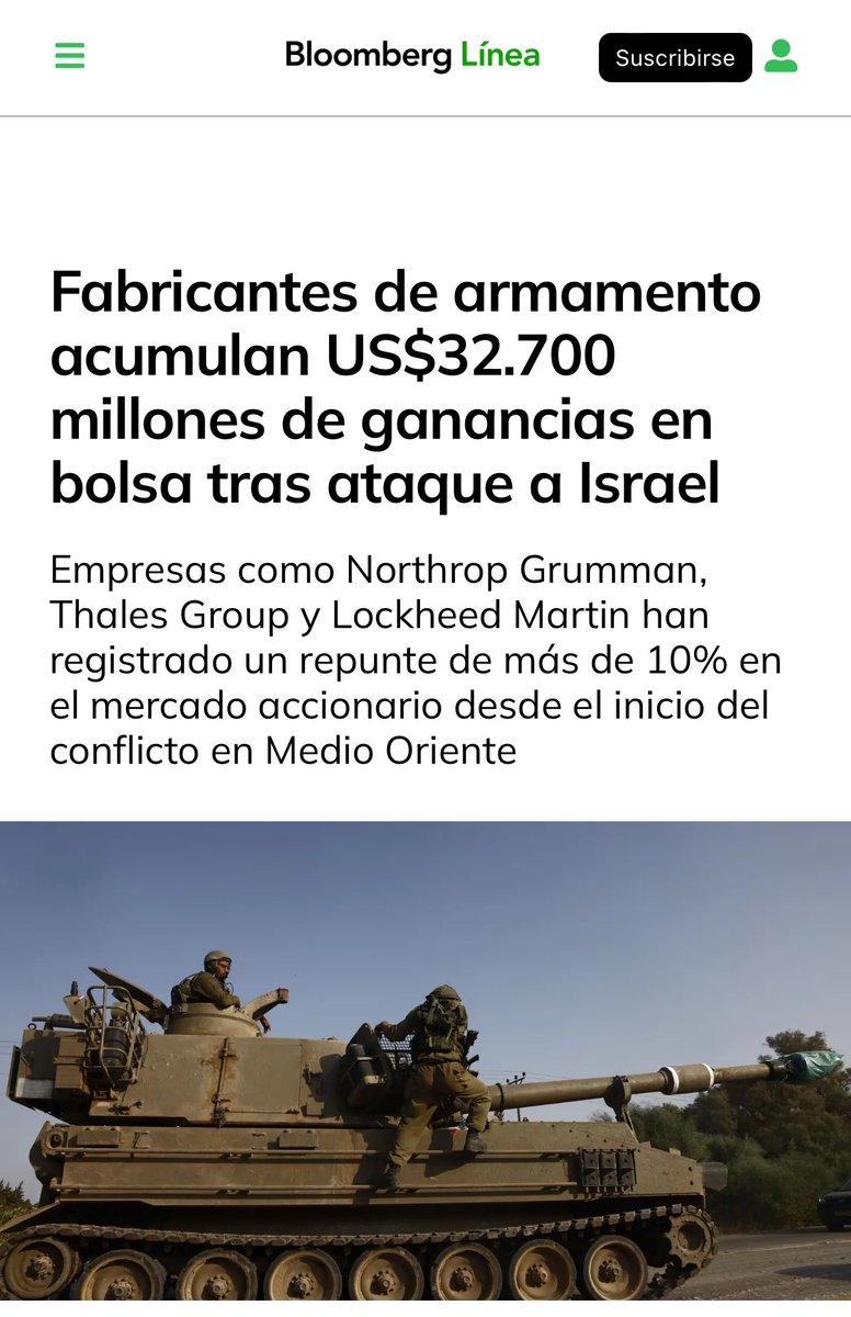 ialhel's tweet photo. @dw_espanol Pero qué importa mientras la industria de la guerra incremente sus ganancias.

Sigamos diciendo que la ⌖OTAN es #defensiva aunque la mandemos a salir de su territorio.

Los líderes del mundo tendrán su rebanada del pastel mientras se metan en guerras. 💀🇺🇸🇬🇧🇮🇱🇪🇺💀 https://t.co/Y0Sga2DyPo