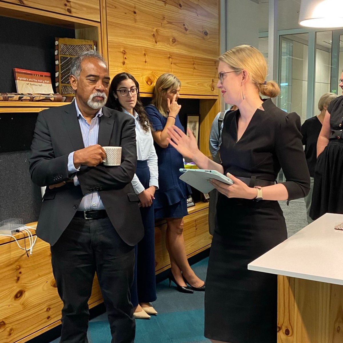 Today we said farewell to a valued leader, a vital contributor to our work and a kind and generous colleague, Romlie Mokak, as his 5-year term with us concludes. His presence will be missed but his influence on the Commission will last well into the future.