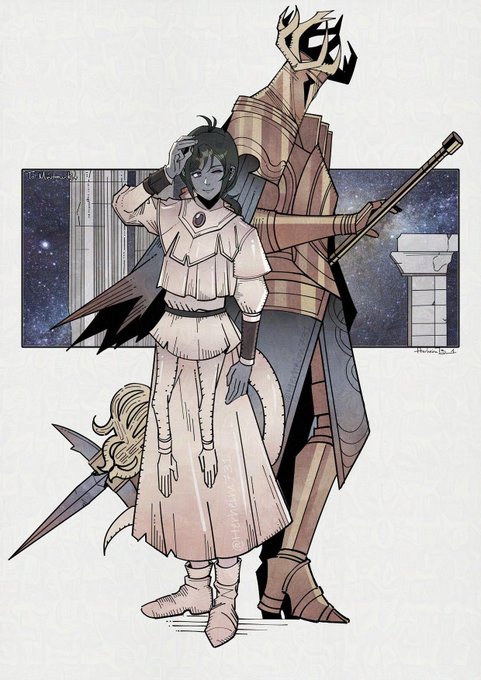 「holding polearm lance」 illustration images(Latest)