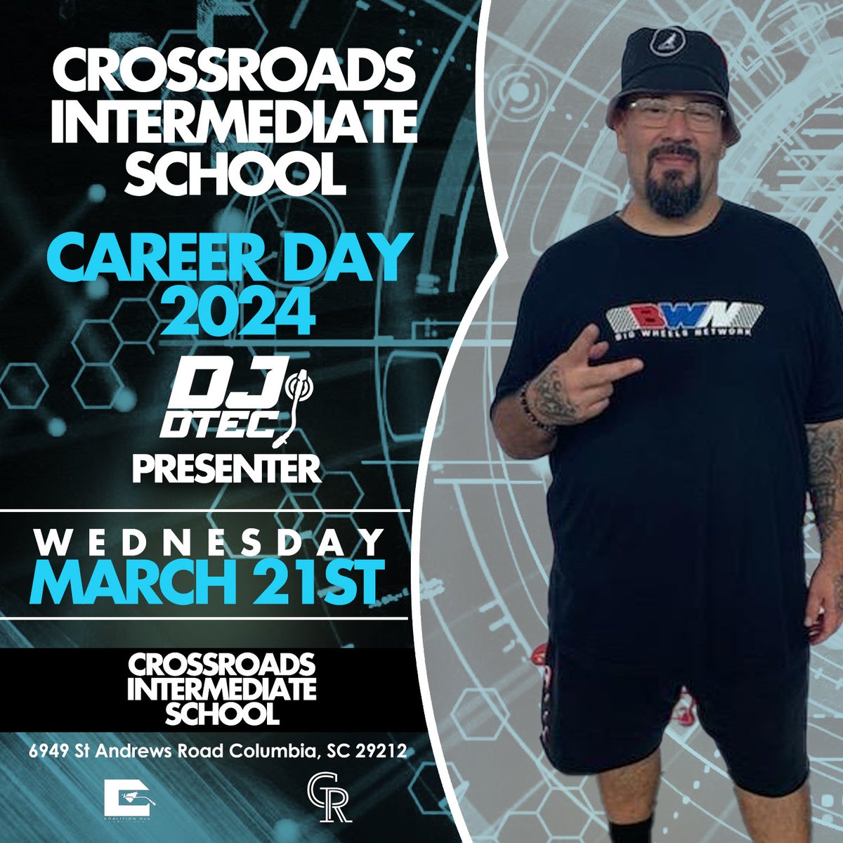 Tomorrow March 21st I'll be at crossroads school for career day