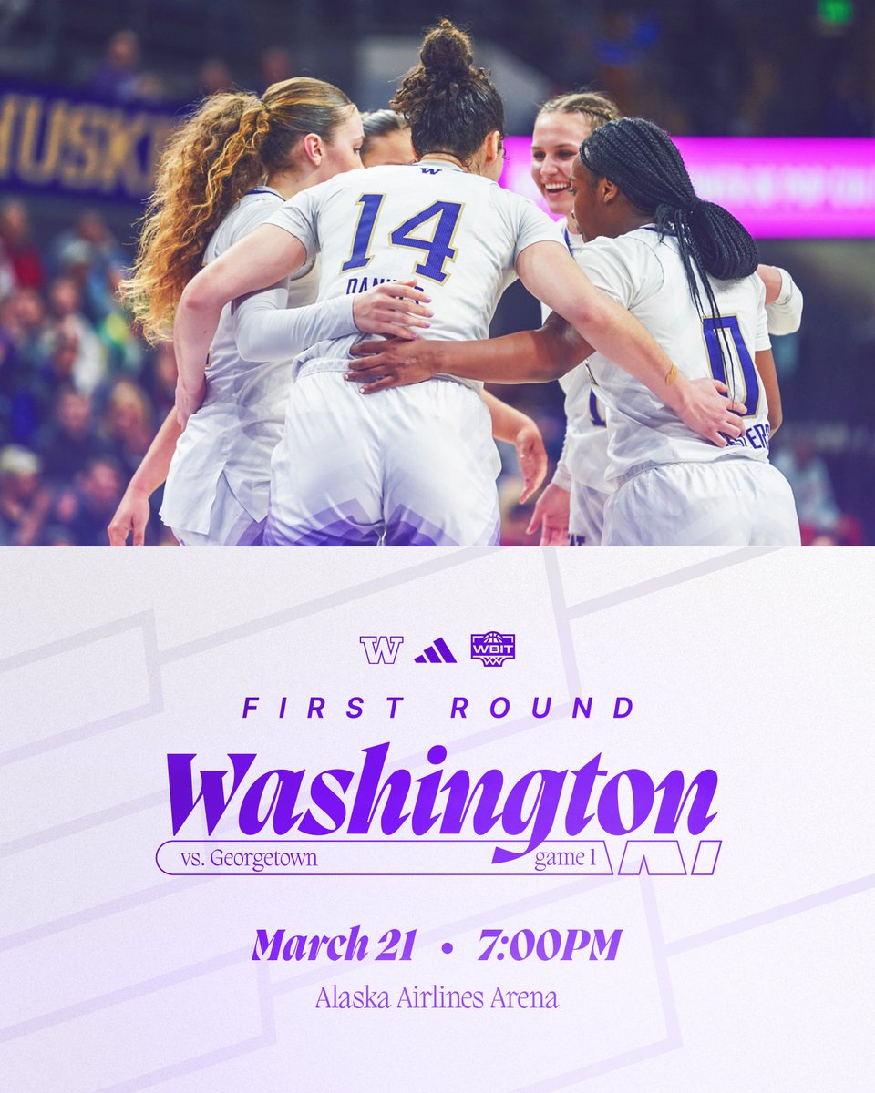 Post-season tips-off TOMORROW at Hec Ed!

🎟️:GoHuskies.com/WBITtickets

#Becoming x #DawgFight