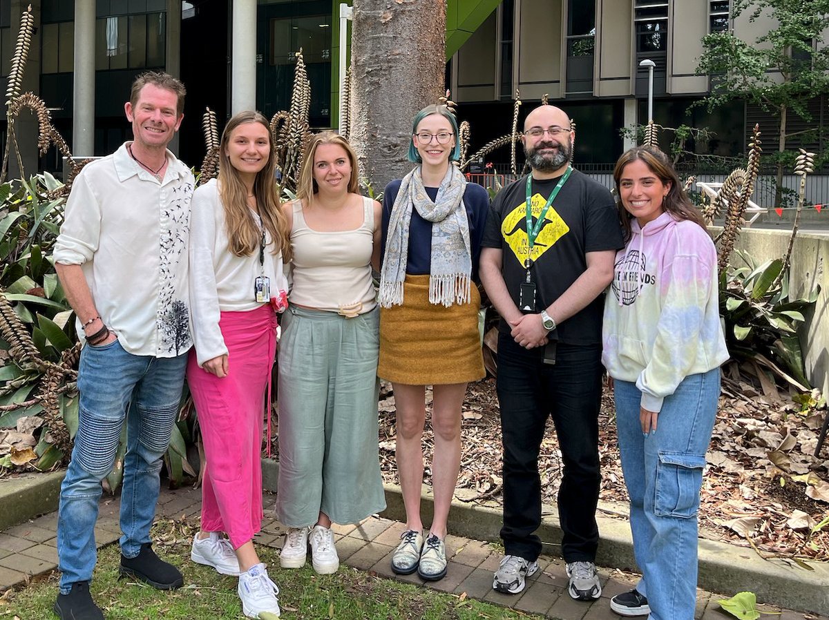Burns_Brendan (@burnsbrendan2) on Twitter photo latest group shot of <a href="/TheBurnsLab/">The Burns Lab</a> as 2024 hurtles along....lucky to have this amazing crew <a href="/UNSWBABS/">UNSW Biotechnology & Biomolecular Sciences</a> continuing to rock the cradle of life on all things #stromatolites #asgard #archaea ⚔️🧬🦠 <a href="/XabiVC/">Xabier Vázquez-Campos</a> <a href="/laurene_leclerc/">Laurène Leclerc</a> <a href="/meltzer_julia/">Julia Meltzer</a> <a href="/marilysyrmalis/">Marily</a> latest group shot of <a href="/TheBurnsLab/">The Burns Lab</a> as 2024 hurtles along....lucky to have this amazing crew <a href="/UNSWBABS/">UNSW Biotechnology & Biomolecular Sciences</a> continuing to rock the cradle of life on all things #stromatolites #asgard #archaea ⚔️🧬🦠 <a href="/XabiVC/">Xabier Vázquez-Campos</a> <a href="/laurene_leclerc/">Laurène Leclerc</a> <a href="/meltzer_julia/">Julia Meltzer</a> <a href="/marilysyrmalis/">Marily</a>