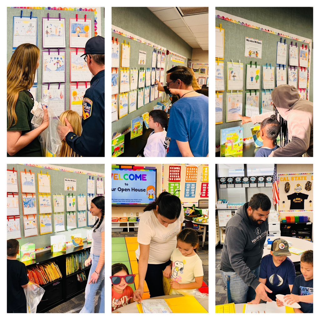Today was a great day for <a href="/HarvestHawks/">Harvest Valley Elementary</a> Open House. Love creating a welcoming classroom environment, displaying my students’ work, and seeing families enjoy the evening. This is my favorite event of the school year. ✨