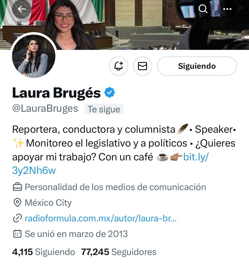 Hisoymario's tweet photo. Hoy se asestó un nuevo golpe a la democracia, un punto a favor del autoritarismo en este gobierno, un punto para el dictador de Lopez… 

Golpe dado por @Radio_Formula en contra de la periodista @LauraBruges

Yo me solidarizo con Laura Brugés… #TodoaSomosLauraBruges https://t.co/wcrUH9AKyk
