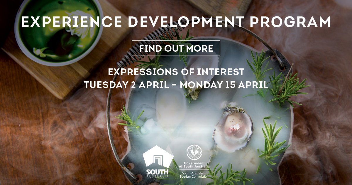 Our new Experience Development Program will support up to 20 operators across SA & is designed to provide tourism businesses with the tools needed to deliver world-class tourism offerings. An expression of interest to participate will open from 2-15 April: tourism.sa.gov.au/support/indust…