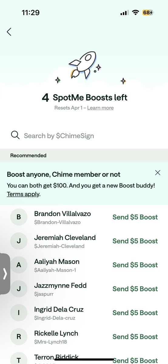 abkgardner's tweet image. I have 4 Spot Me Boosts left.

Comment below if you’d like to do a “boost for boost”.

#chime #boost #boostforboost