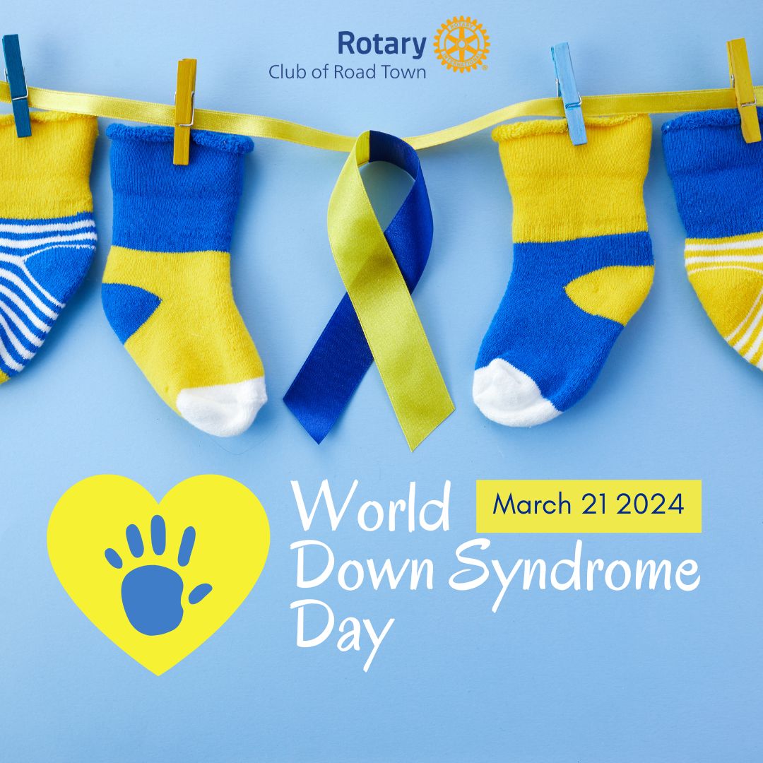 The Rotary Club of Road Town joins in observing World Down Syndrome Day.

#RotaryClubofRoadTown #District7020 #ServiceAboveSelf #PeopleOfAction #RotaryResponds #WorldDownSyndromeDay2024 #NothingDownAboutIt