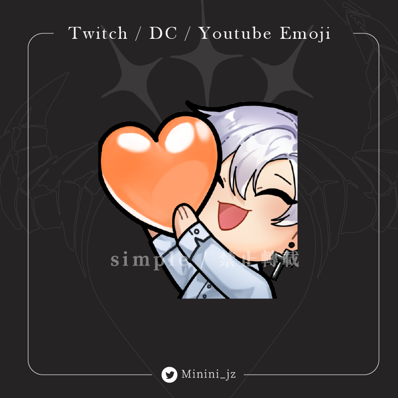 Minini_jz's tweet photo. 好耶，沒想到過這麼久又出現了三隻愛心🥺

| #MininiArt | #ArtCommission | https://t.co/wzLtsIcVHn