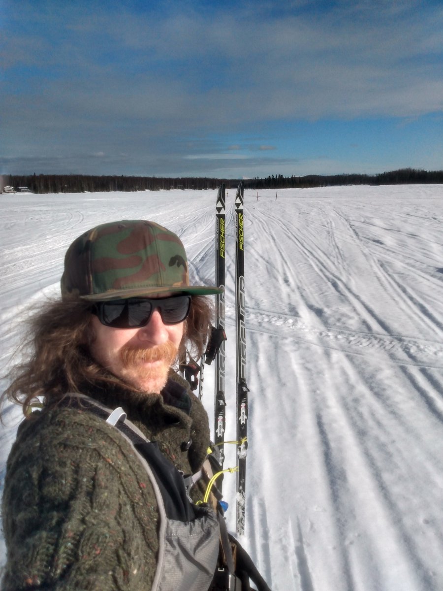 Super-fast on the trail today. <a href="/fischersports/">Fischer Sports</a> #Alaska