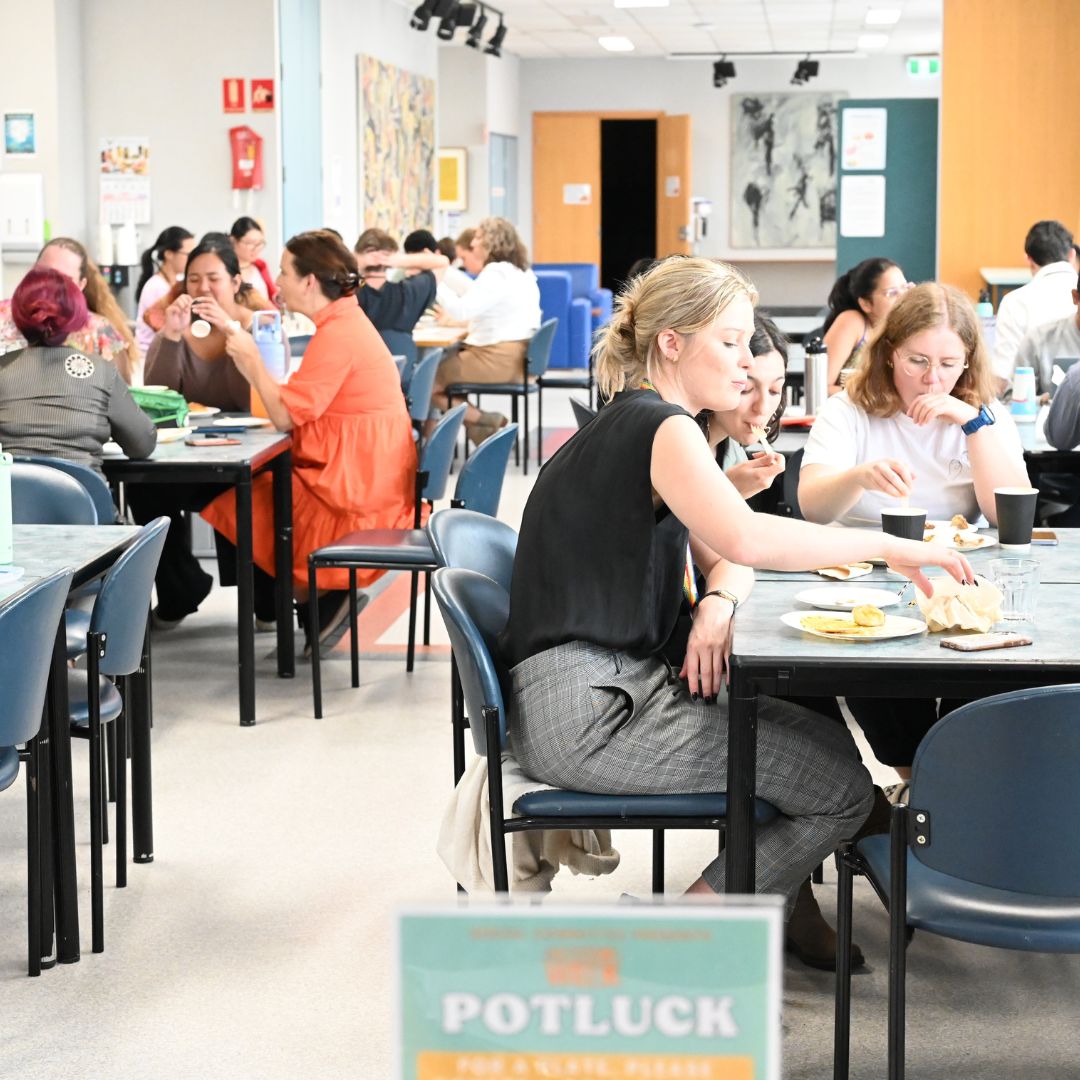 It's #HarmonyDay & to celebrate our unity and diversity at Centenary, we hosted a 'Potluck' lunch where we shared our different cultures & backgrounds through cuisine & the universal celebration of bringing people together through food. #harmonyday2024 #centenaryinstitute