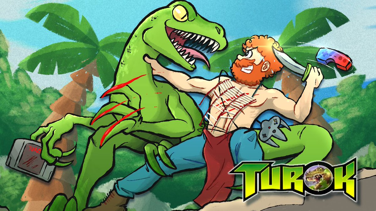 Turok Dinosaur Hunter.
Wait...so am I hunting dinosaurs or am I a dinosaur that hunts? 🤔
youtu.be/7y2ferIdHzw