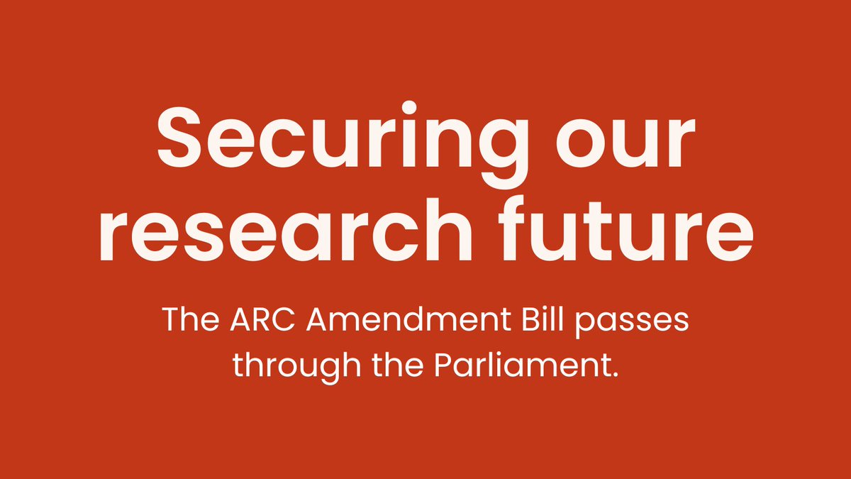 Australian Academy of the Humanities (@humanitiesau) on Twitter photo Today the Australian Parliament achieved an excellent outcome for the future of Australian Research with the passage of the ARC Amendment Bill.
A rigorous ARC is in the national interest and the reforms are widely backed by the sector. We thank <a href="/JasonClareMP/">Jason Clare MP</a> for driving this Today the Australian Parliament achieved an excellent outcome for the future of Australian Research with the passage of the ARC Amendment Bill.
A rigorous ARC is in the national interest and the reforms are widely backed by the sector. We thank <a href="/JasonClareMP/">Jason Clare MP</a> for driving this