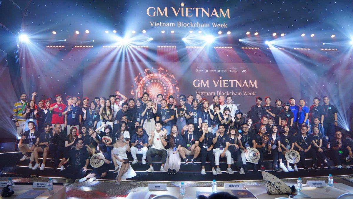 #tb GM Vietnam 2023, preparing for @gmvn_official 2024 this 7-8 June in HCMC 🇻🇳

- Date: 7-8 June
- Location: Thiskyhall SALA Convention Center
- Ticket: Free entrance
- 2024 Speakers & Partners: Coming soon this April 🚀 (bullishhh)

Hosted by @KyrosVentures @coin98_wallet…