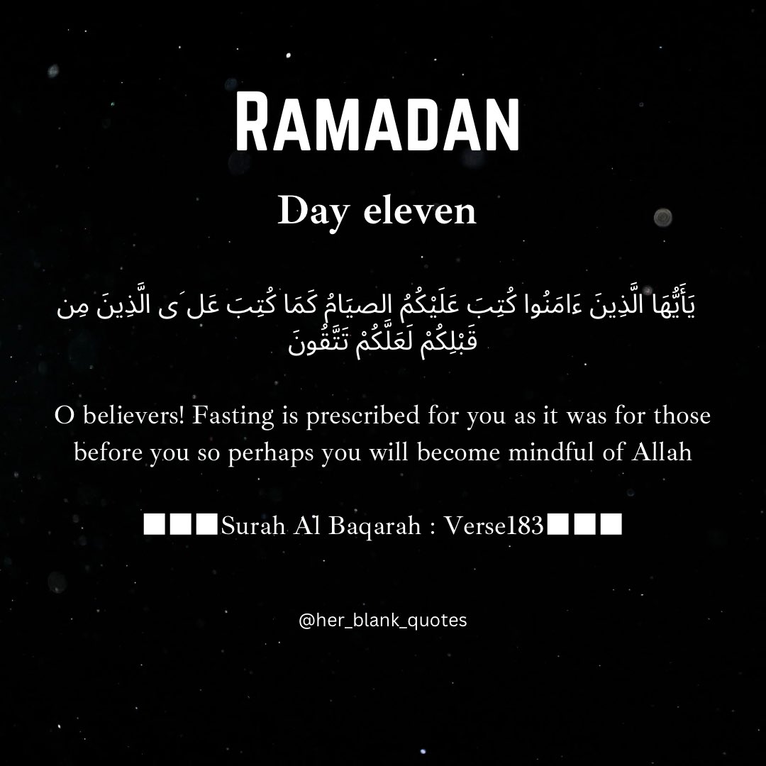 #Ramadan day 11