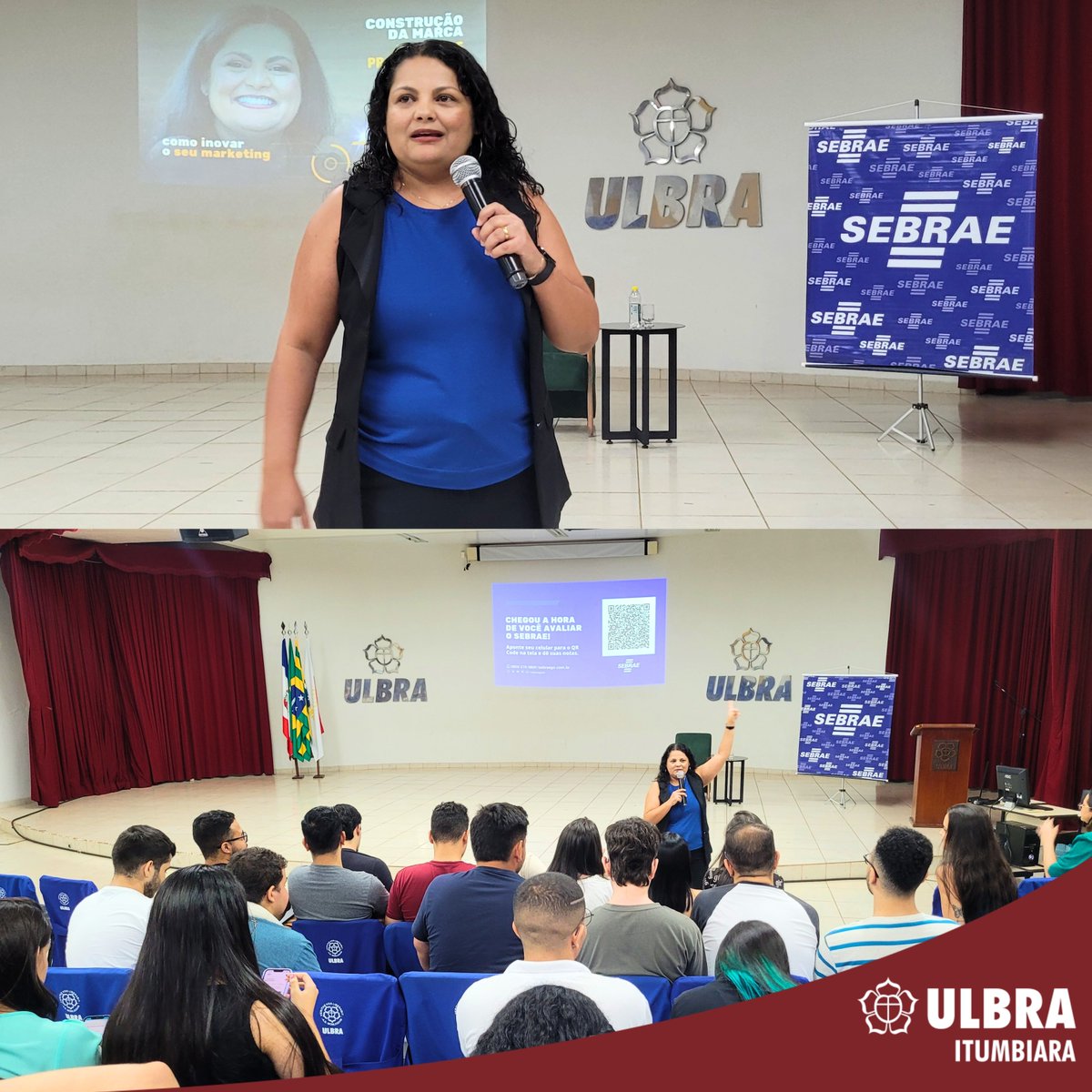 ilesulbra's tweet photo. O curso de Administração realizou a Aula Magna do semestre no dia 18/03, com a palestra “Networking e construção da marca pessoal e profissional on-line”, ministrada  por Silvannia Ribeiro, consultora do Sebrae Goiás e estrategista digital da Agência Ponto Idea, de Goiânia. https://t.co/vntegmOdye