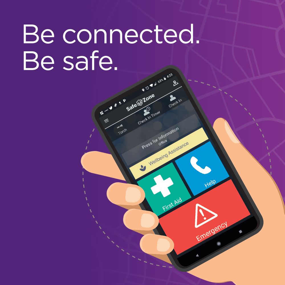 UQ students and staff can download the free smartphone UQ SafeZone app allowing them to make emergency calls to the UQ Security, report incidents and access a range of support📱 Read more: brnw.ch/21wI4sz