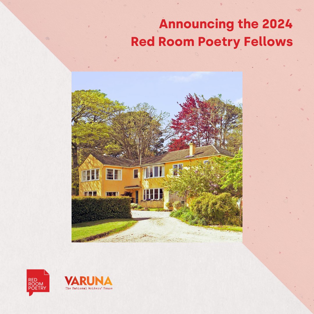 We are delighted to announce the six poets selected for the 2024 Red Room Poetry Fellowship! Read the full announcement and judges’ statement on our website. Link here: loom.ly/XoRyfok @nataliednapo @ellamjeffery @phoebegrainer