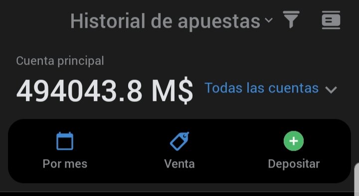CracksBetApp's tweet image. Hace 1 día empecé con $100,000 pesos, ya casi llego a medio millón de pesos mexicanos, del reto de $100,000 a $1,000,000
El PICK 7 sólo se los pasaré a los que le den RT a este post y dejen su comentario.
javiercrack.com
