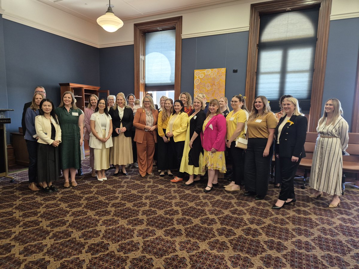 @ImagendoAus was part of #SouthAustralian history today witnessing @CathHutchesson launching the Select Committee for Endometriosis. So proud to be part of this important investigation into #endometriosis @RobsInstitute