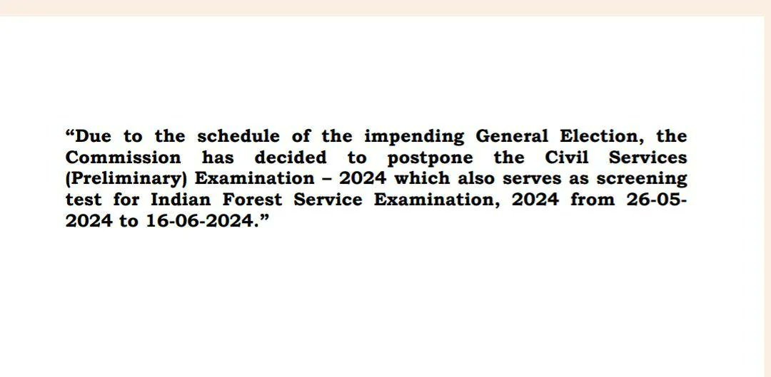 ca_saireddy's tweet photo. One-Day exam of UPSC is postponed due to General Elections 2024.
But we don't know why @theicai took the decision to conduct the 12 day exams  in the middle of elections, which directly affects the Fundamental Right to Vote of almost 6,00,000 Students.

#caexams #icai @ECISVEEP https://t.co/KQm8zcKKTT