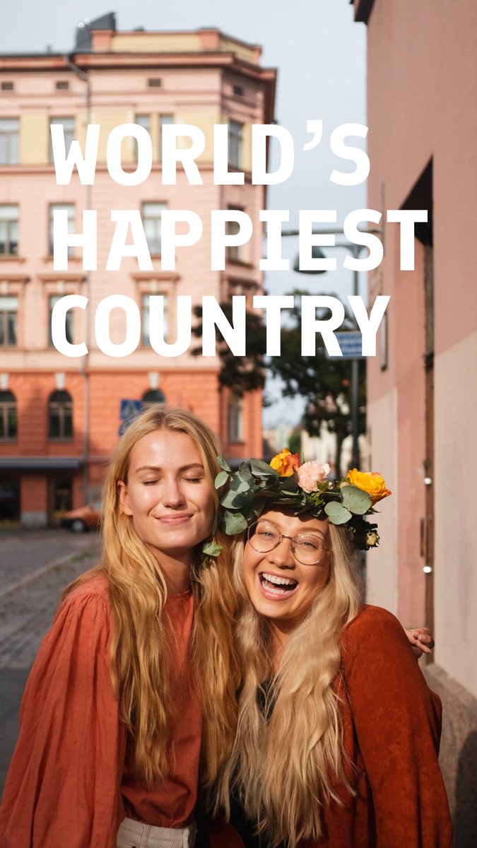 FinEmbAustralia's tweet photo. Finland named the World’s Happiest Country for 7th consecutive year! 🇫🇮
Finnish happiness is not a state secret or great mystery but instead, a learnable set of skills or combination of lifehacks. #FindYourInnerFinn https://t.co/oNAPS9mnQU