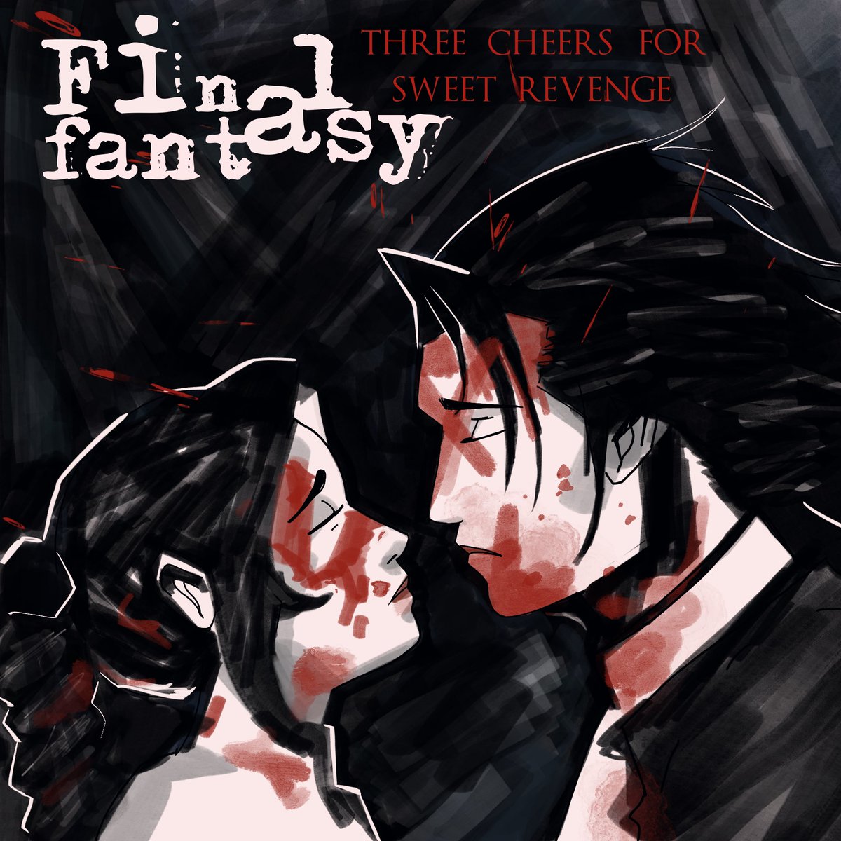 Zerith crumbs || #ff7 #ff7art #Aerith #Zackfair