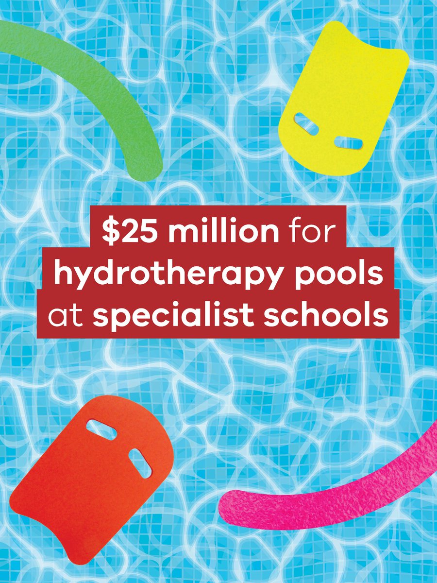 🏊 We're building hydrotherapy pools at 7 specialist schools!
More students with disability will have the chance to experience the benefits of hydrotherapy. These benefits include improved physical health and wellbeing.
Find out more 👉 go.vic.gov.au/456NVhU