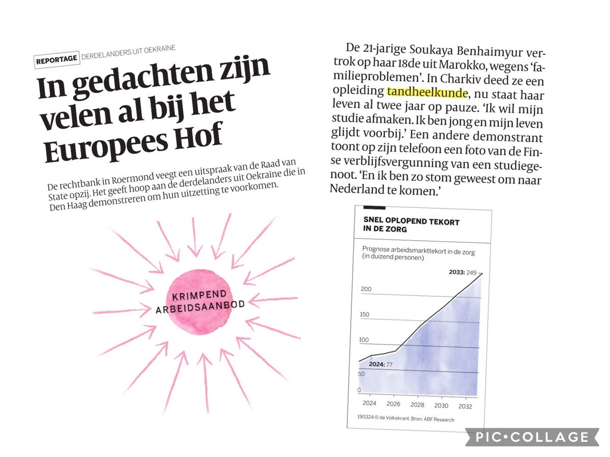 jurgenelshof's tweet image. Derdelanders, eenmalige groep vluchtelingen uit Oekraïne, hartstikke ongewenst! Of toch niet?? 

#logisch #nadenken #onbenut #arbeidspotentieel  #toekomst #zorg

(bron @volkskrant woensdag 20 maart)