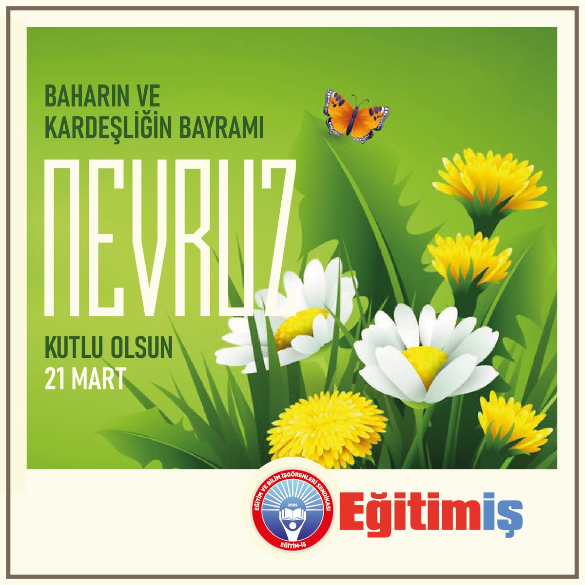 Bugün, baharın müjdecisi, doğanın yeniden doğuşu ve yeni bir başlangıcın sembolü olan Nevruz. Nevruz, aynı zamanda umudun, barışın ve dayanışmanın da bayramıdır. Birlikte çalışarak, emek vererek daha güzel bir gelecek inşa edebileceğimiz bir günün hatırlatıcısıdır. Emek örgütü…