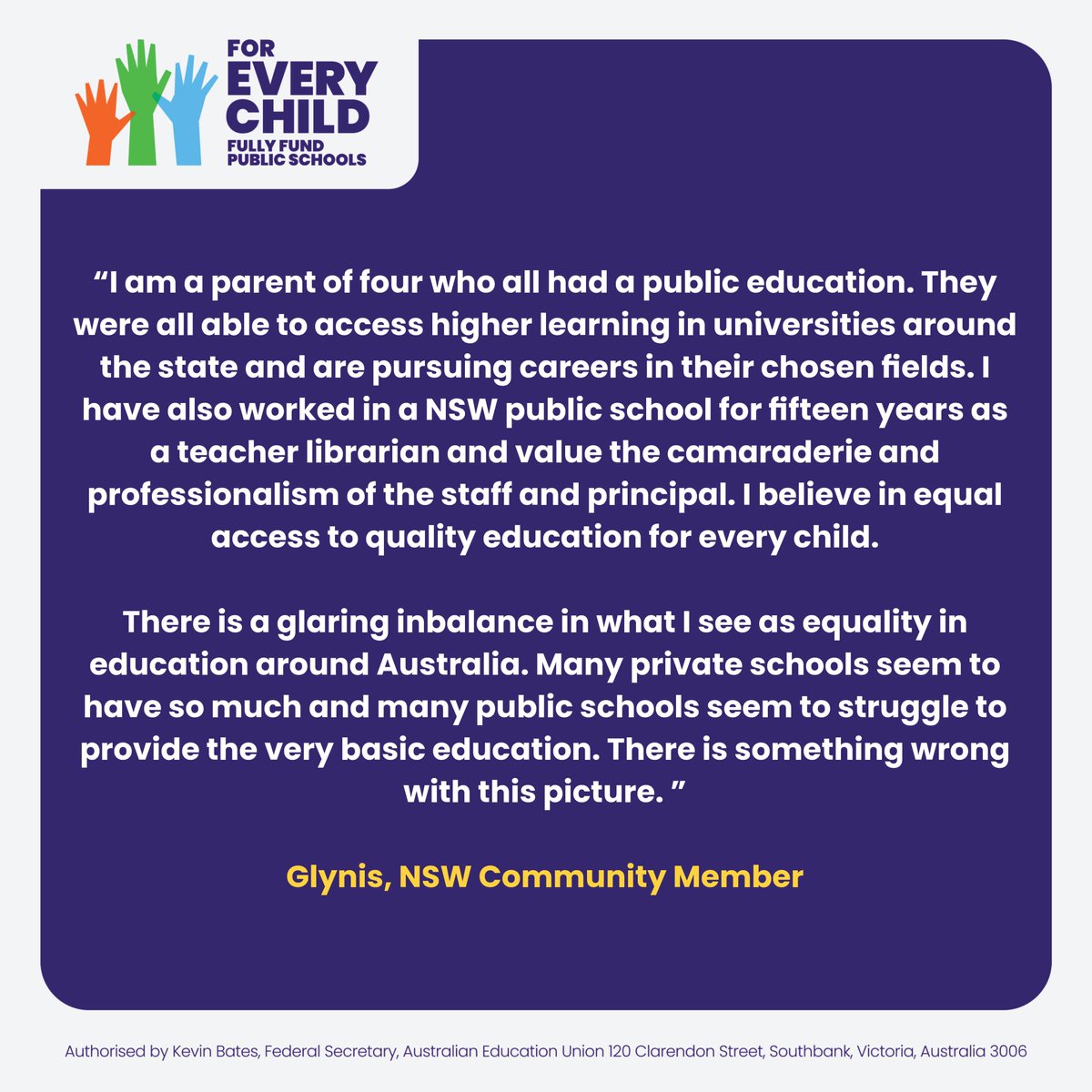 Principals & teachers are delivering a great education for our kids in public schools, but they are being asked to do too much with too little. @AlboMP if govts can afford to overfund private schools by billions of dollars, we can afford to fully fund public schools. #auspol