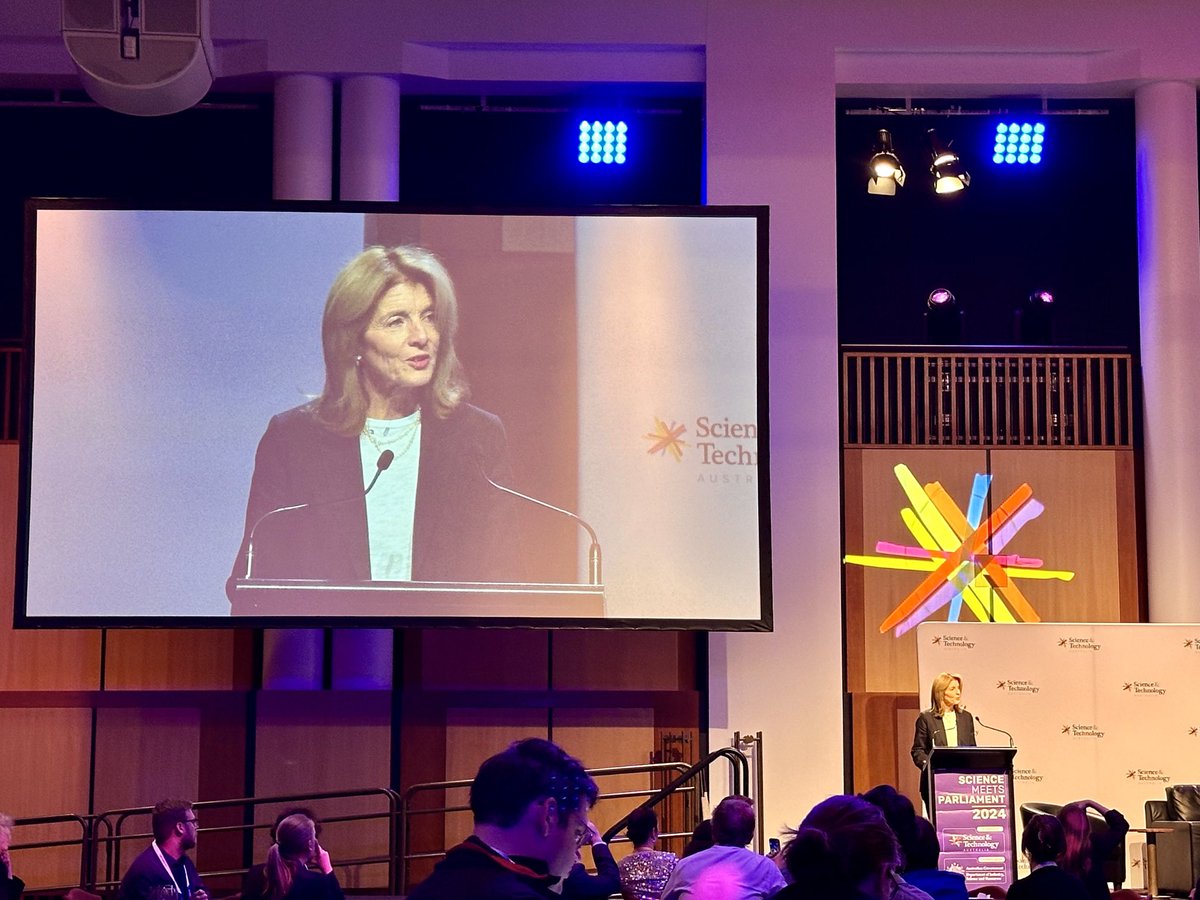 Great to have US Ambassador, Caroline Kennedy addressing #SMP2024 focusing on the positive impacts of science