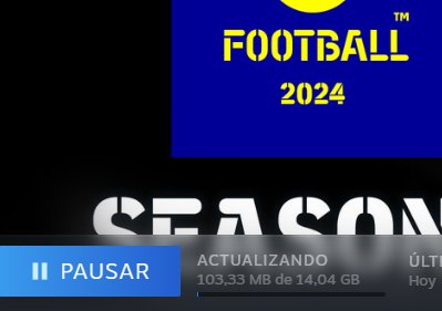 #efootball2024  actualización de efootball en pc steam pesa 14.04 GB 🕵️‍♂️
#konamipes #efootballpes