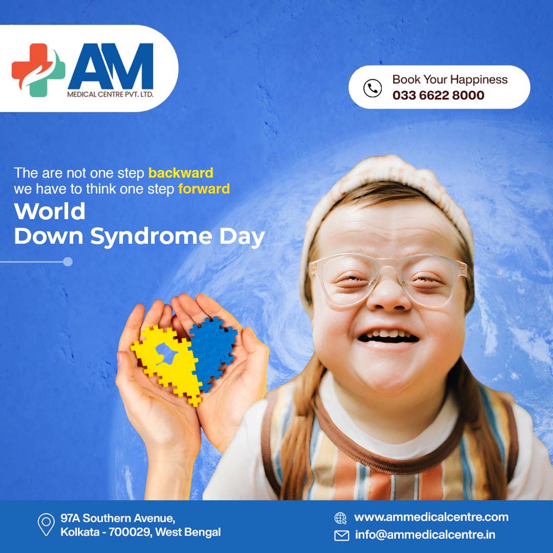 Celebrating the uniqueness and abilities of individuals with Down syndrome on World Down Syndrome Day! Let’s spread awareness and promote inclusion. #WorldDownSyndromeDay #InclusionMatters #AMMedicalCentre #AMmedical #HealthcareForAll