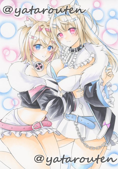 こんにちは☀️
またしばらく漫画作業していくぅ🤩

#手描きイラスト
#アナログイラスト 
#コピックイラスト
#コピック 
#ホロライブ 
#フワモコ 
#フワワ・アビスガード
#モココ・アビスガード 