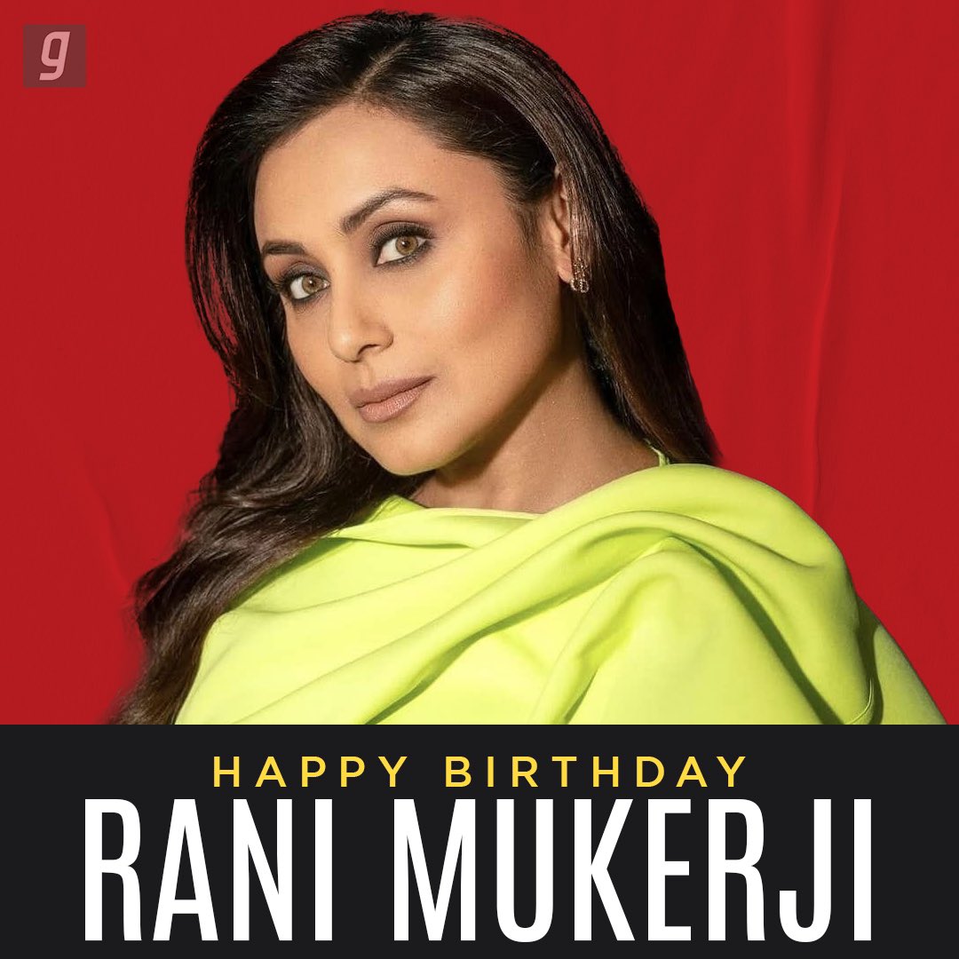 Wishing Rani a very Happy Birthday 🥳 Listen to her special birthday playlist on gaana, ad-free! gaana.com/playlist/gaana… Wishes = ❤️🥳 #gaana #RaniMukerji #birthdayspecial