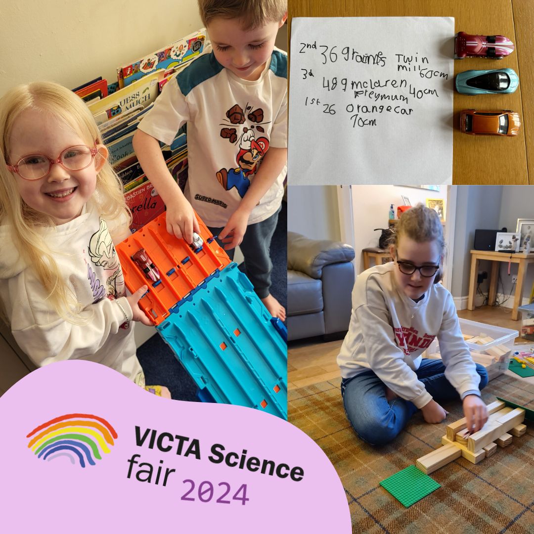 A big thank you to @Mattel - your donation of @Hot_Wheels Braille Racers created a lot of happy smiles from the children who received them! Check out all of our #HotWheels challenges here: victa.org.uk/science-hot-wh… #Braille #HotWheels #HotWheelsBrailleRacer #VICTAScienceFair