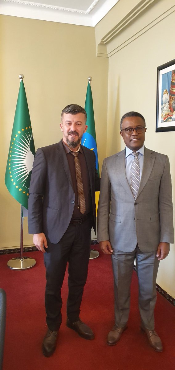 Today I had a debrief  meeting with Top Gloves, Diagnopharm,BGICC &amp; Pitch World Fast who  visited 🇪🇹 Ethiopia 24-28 Feb 2024. An encourging start to promote trade &amp; Investment in the pharmaceutical sector between 🇪🇹 &amp; 🇩🇿 @mfaethiopia  <a href="/isphahane/">chiraz bensemmane</a> <a href="/RacimBenghanem/">Racim Benghanem</a>