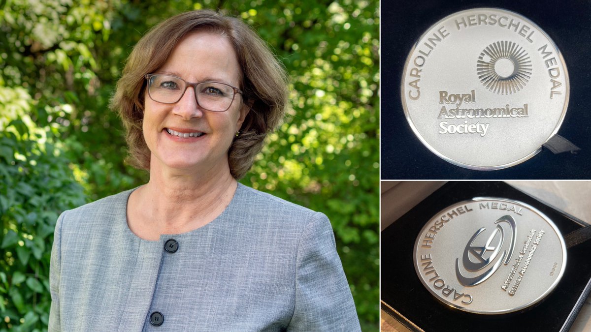 🏅🏅🏅 This year's Caroline Herschel Medal winner - Dr Linda Tacconi, of the @MPE_Garching - will receive her award at a ceremony in Berlin this evening. The medal celebrates outstanding women astrophysicists in the UK and Germany. Read more: ras.ac.uk/news-and-press…