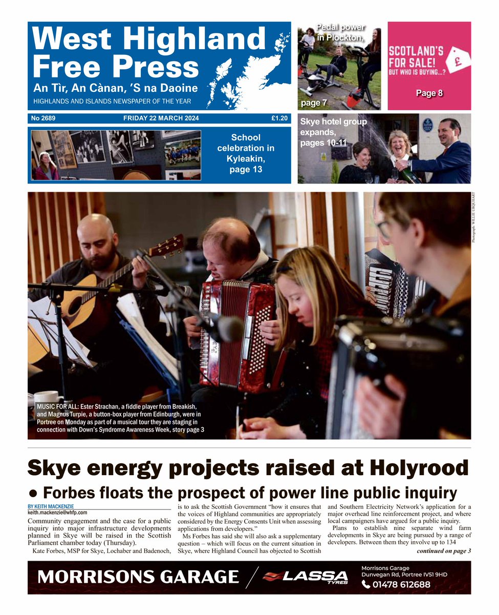 🗞 The front page of another very busy Free Press - out today in shops or via email subscription at whfp.com Our continued thanks to all who buy a paper to stay informed and support our work @WHFP1 👍