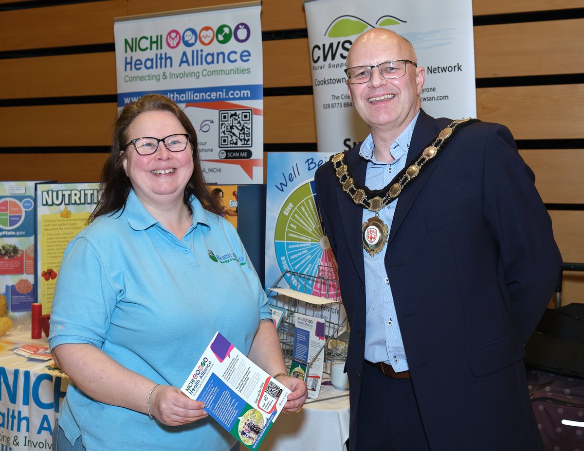 A very successful information event took place yesterday, Wednesday 20 March, at the @burnavontheatre to mark @agewithoutlimit Action Day. The free drop-in event took place place from 10am-3pm. Chair of the Council, @cllrdmolloy also attended the event.