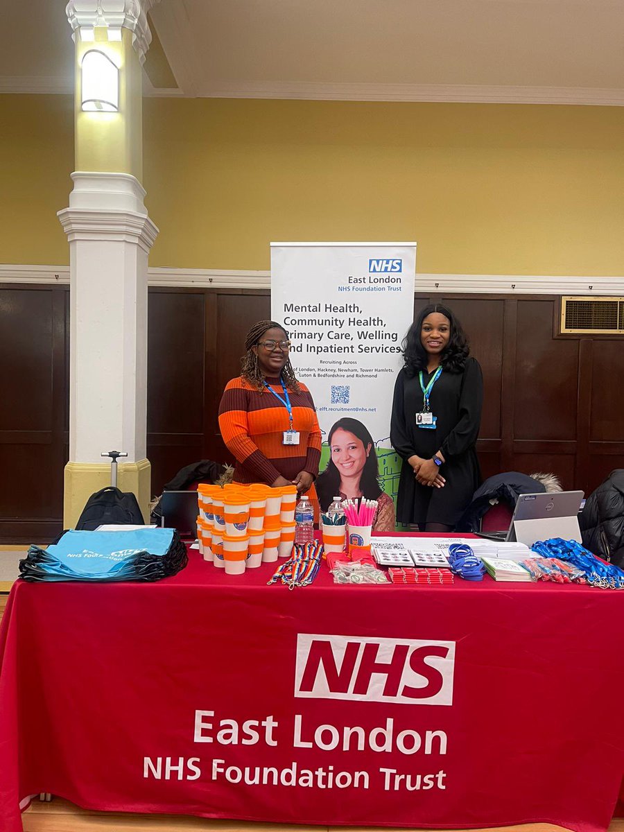 '🌟 Join ELFT at our exclusive recruitment event at Redbridge Town Hall where you can discover exciting job opportunities! Don't miss out on the chance to connect with top employers and kickstart your career! #CareerFair #Jobs #Opportunity'Sonia Kaur ELFT Digital Tia Treloar