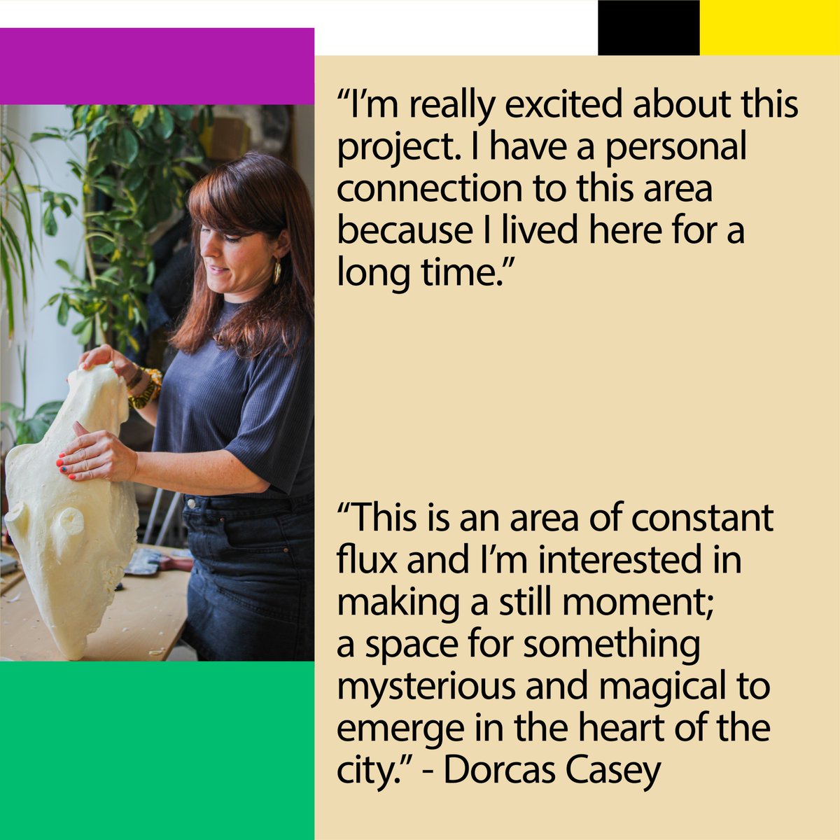 We're thrilled to announce that #DorcasCasey has been selected as the artist for the new major #PublicArt commission at #WelcomeBuilding® Find out more here: tinyurl.com/WelcomeBuildin…