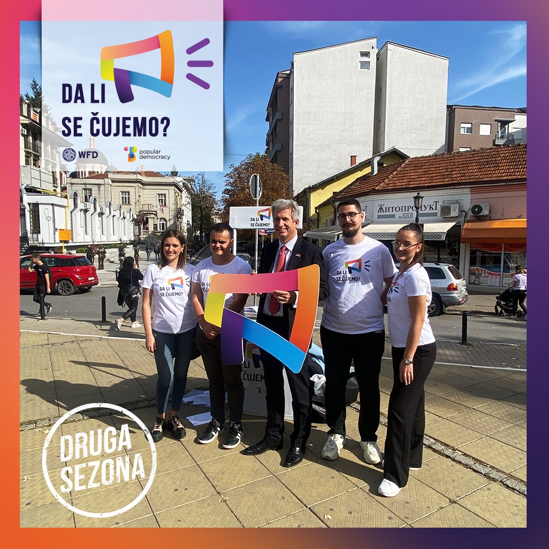 A new round of "Do we hear each other?" mock elections for youth in Serbia is coming! 
Election day simulation and workshops on democracy and importance of the right to vote will happen in: Subotica, Sombor, Novi Sad, Belgrade, Valjevo, Cacak, Sjenica, and Nis. 

See you soon!