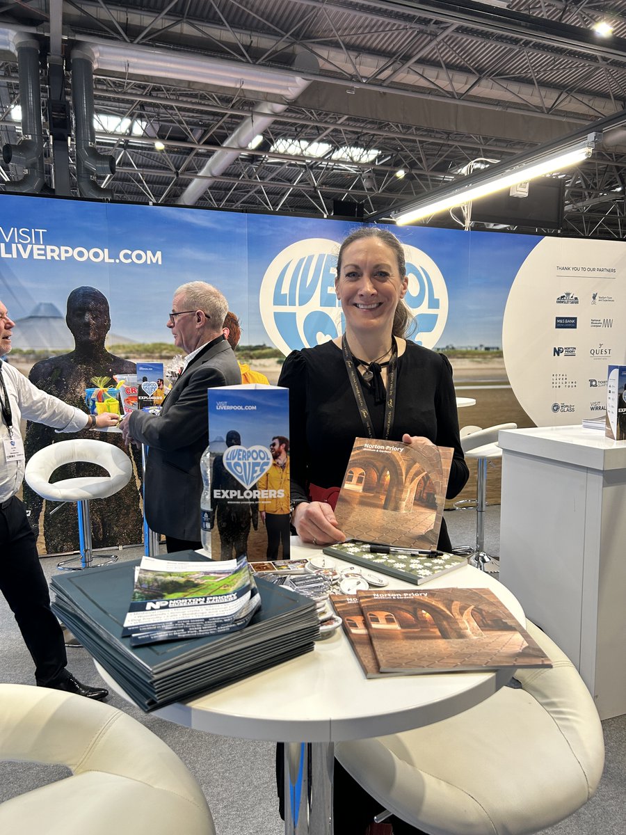 We're back at @Tourism_Show for day two! Come and speak to the team about all things #LiverpoolCityRegion for groups! ✨ Make sure to have a chat with @NortonPriory who are on stand with us to hear all about their incredible venue!