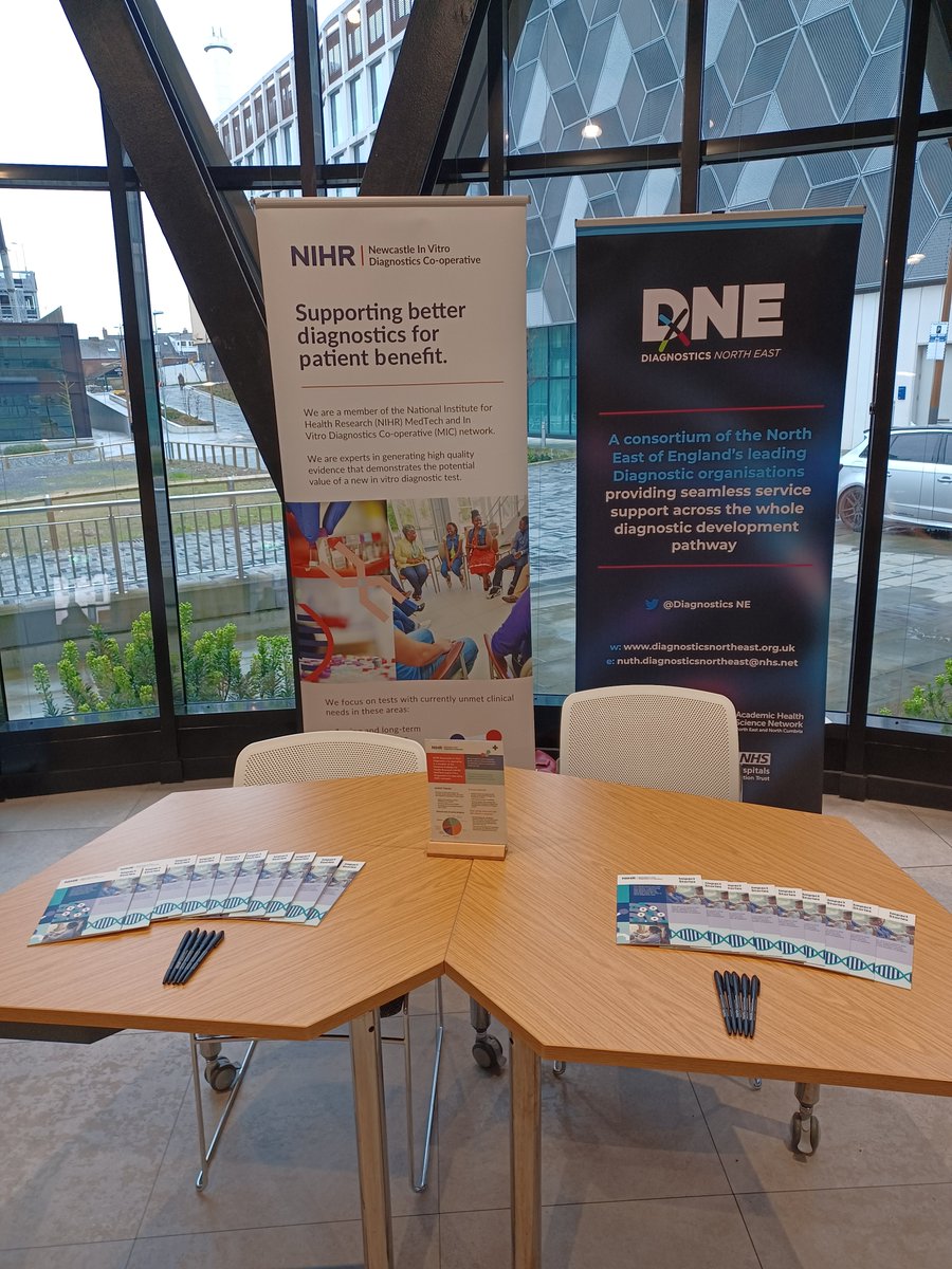 We're excited to be exhibiting at #NELifeSci24 today @TheCatalystUK with colleagues across @DiagnosticsNE. Hope you can come and visit our stands and all the other exhibitors in the workshop area during the breaks! @MedConnectNorth