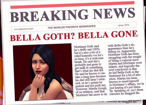 steph0sims's tweet image. BREAKING: kate middleton to play the missing bella goth in upcoming "the sims" movie